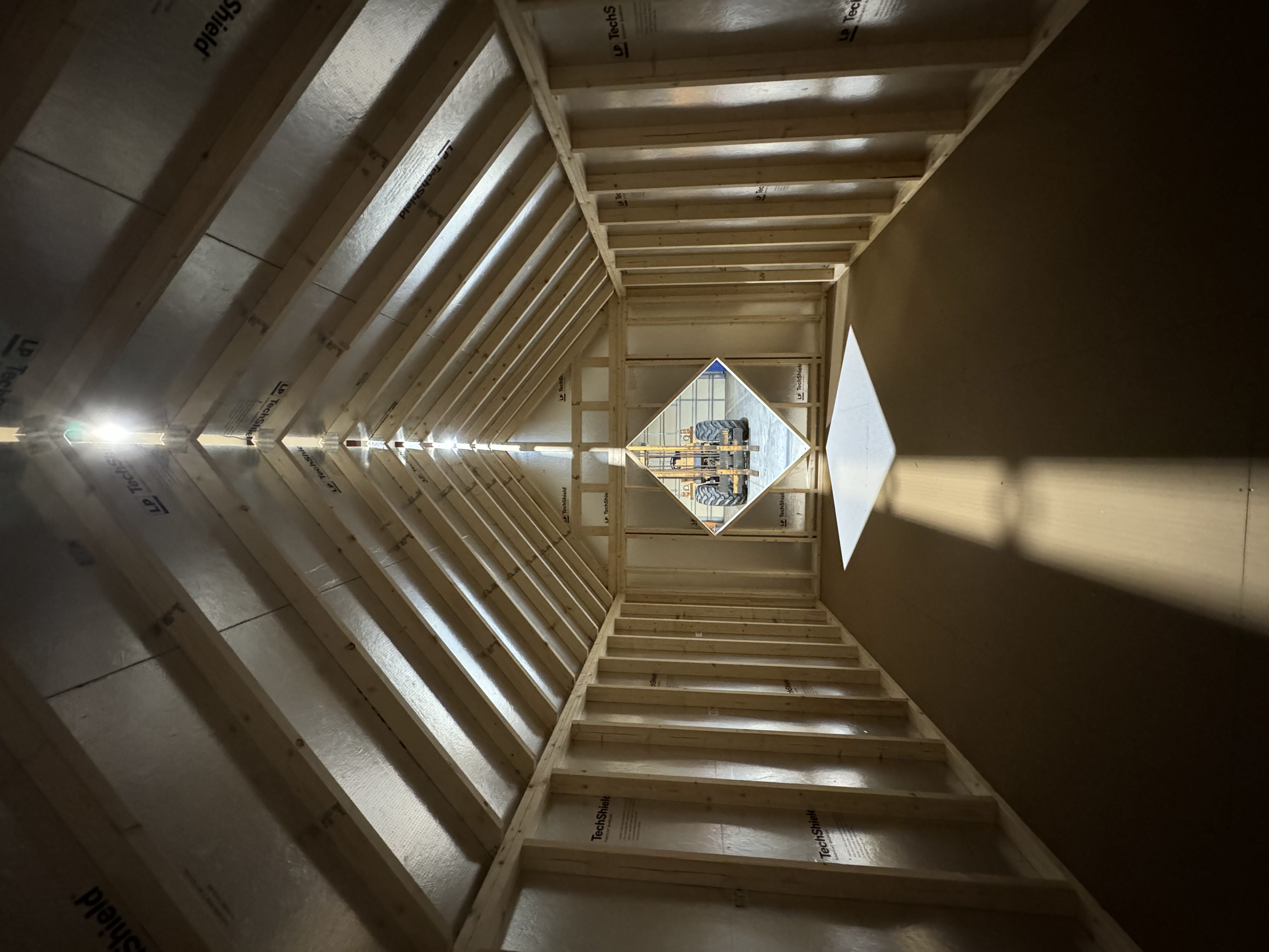 Shed built and delivered by Horizon Building Co.