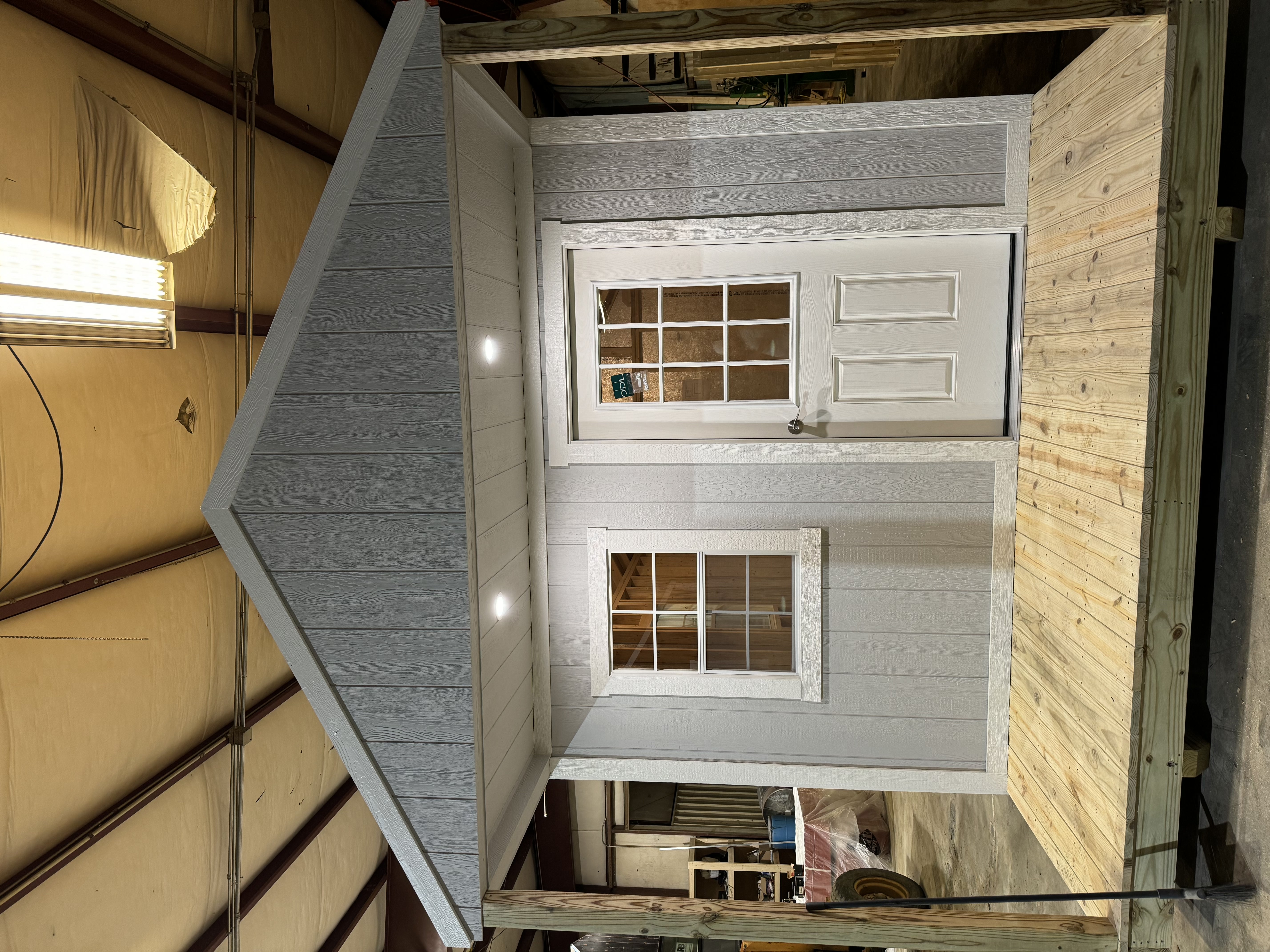 Shed built and delivered by Horizon Building Co.